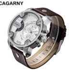 Dual Time Zone Men Sport Watch