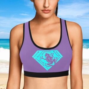 Women's All Over Print Sports Bra