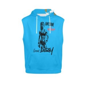 Women's All Over Print Sleeveless Hoodie (Model H15)