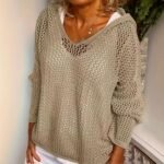 Women's Elegant Long-sleeve  Hoodie