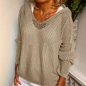 Women's Elegant Long-sleeve  Hoodie