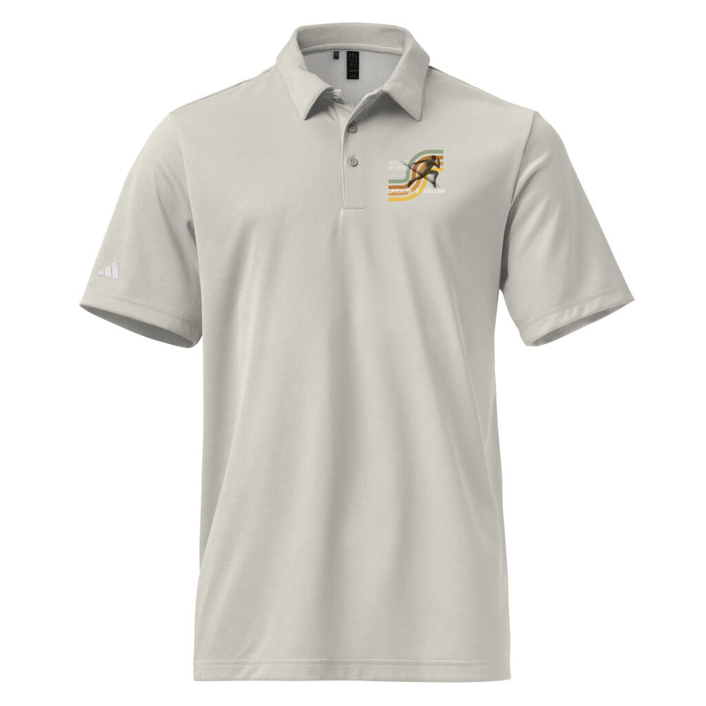 adidas space-dyed polo