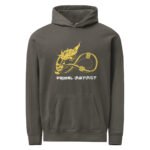 Unisex garment-dyed hoodie