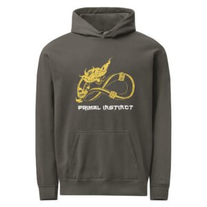 Unisex garment-dyed hoodie