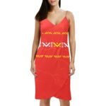 Spaghetti Strap Backless Beach Dress