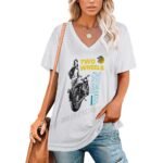 Women T-Shirt Motorcycle