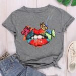 Women's  Cartoon  T-Shirt