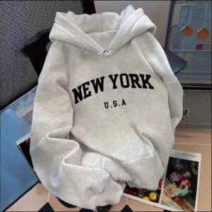 Women's Casual Hooded Sweatshirt With A Vintage American-style