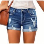 Women Denim Casual Shorts Casual