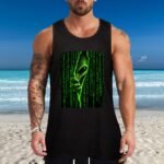 Men Tank Top - Matrix Alien