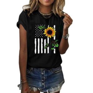 Women Short Sleeve Crew Neck T-Shirt