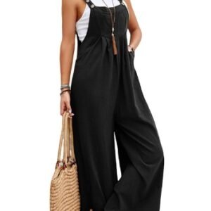 Women's Cool Urban Style Casual  Suspender Trousers