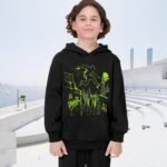 Neon Parkour - kids Streetwear Hoodie