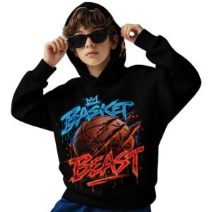 Basket Beast Kids Basketball Hoodie-