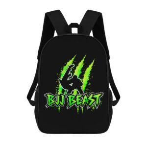 BJJ Beast Backpack Green Splatter